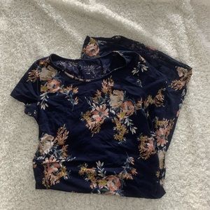 Isabel Maternity Blue Floral Dress L